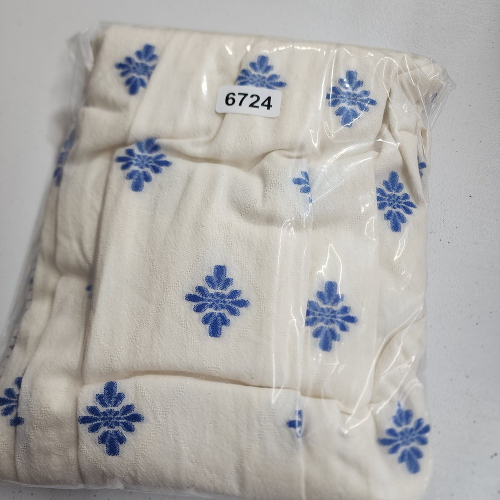 Hunter Bell Clementine Dress Blue Medallion Cream Size Small NWOT - Picture 8 of 8